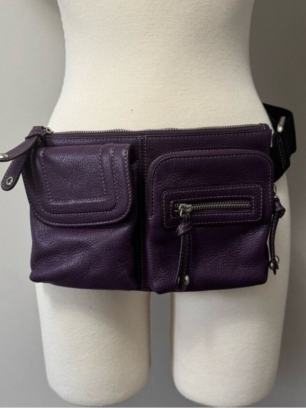 Danier Purple Belt Bag